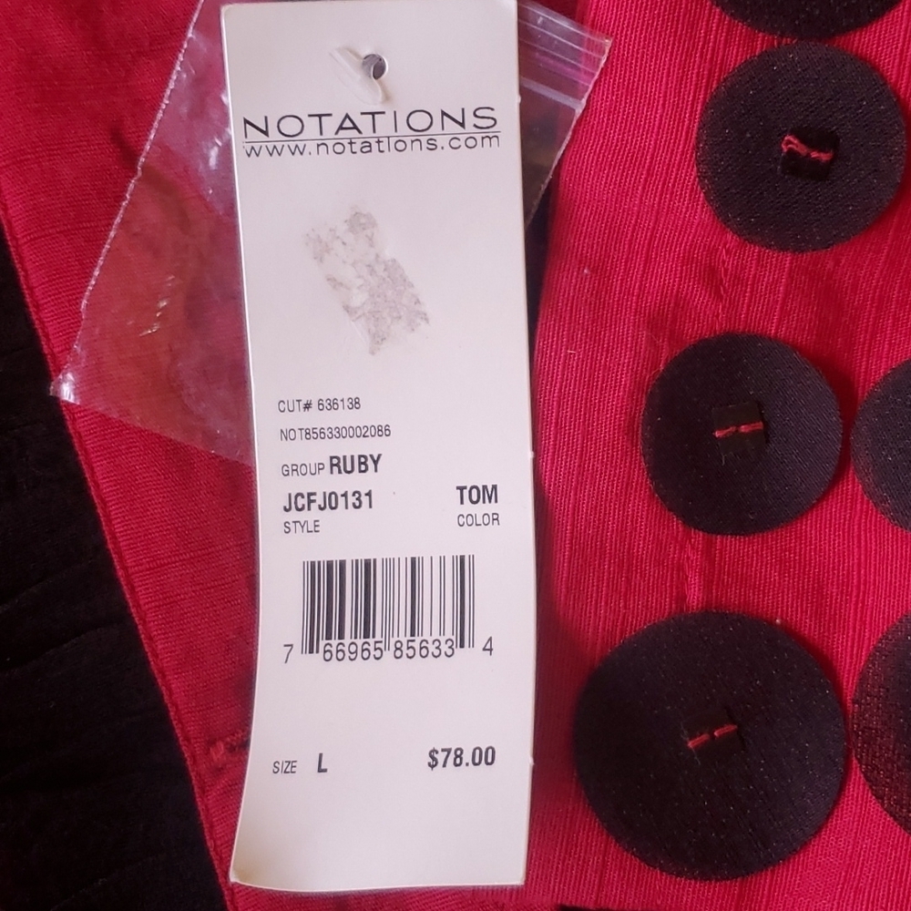 Nwt*Notations* Jacket - Picture 7 of 8
